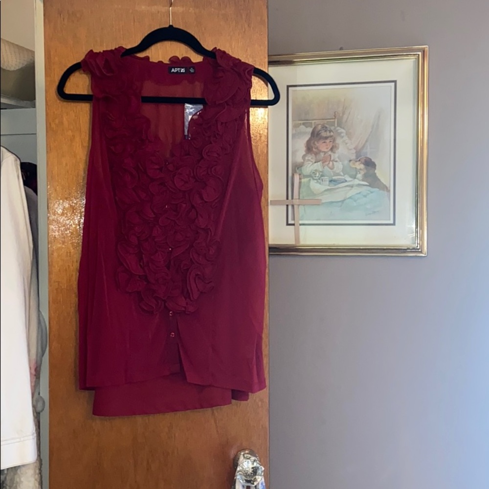 red blouse
